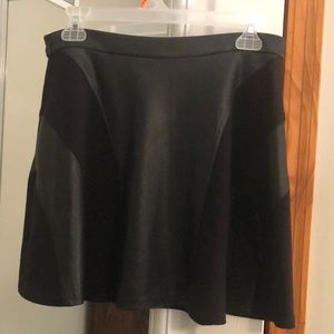 Black skater skirt